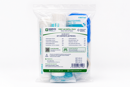 Norvix Health First Aid Refill Pack (29 Pieces)