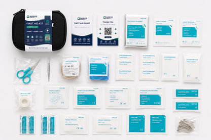 Norvix Health First Aid Kit Bundle – Standard & Compact Emergency Kits for Home, Car & Travel